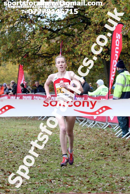 Womens junior National Cross Country Relay, Berry Hill Park, Mansfield. Photo:  David T. Hewitson/Sports for All Pics